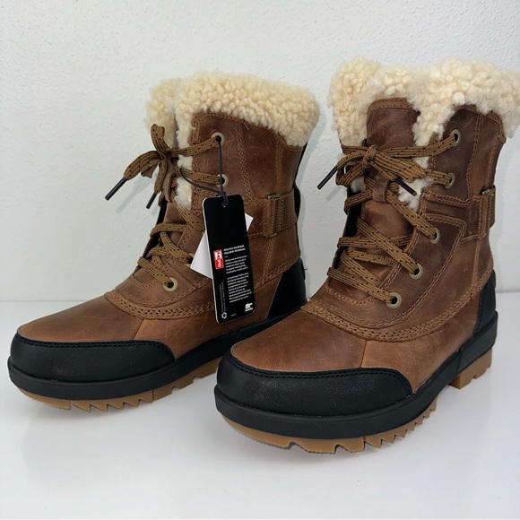 NWT SOREL Tivoli IV Parc Waterproof Lamb Shearling Lined Snow Boot - Size: 5.5 - Picture 10 of 17
